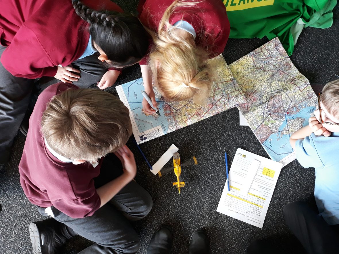 School students mission planning for LifeLines