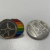 Pride Pin 10 pence coin