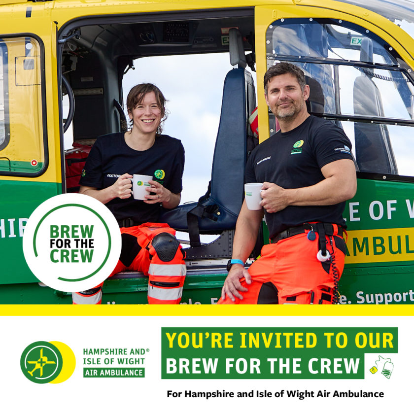 Invite. You’re invited to our Brew for the Crew