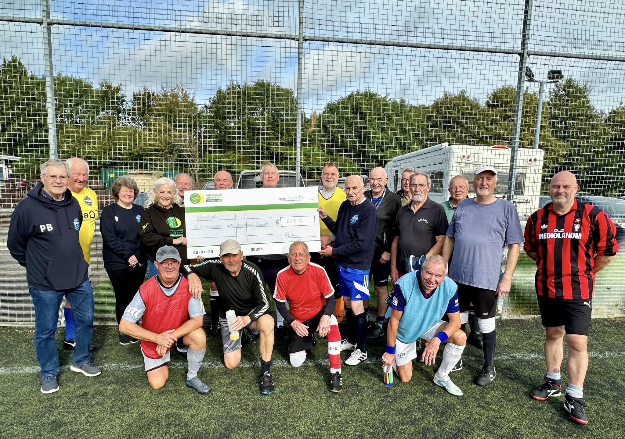 Walking Footballers take fundraising in their stride | Hampshire and ...
