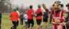 Romsey 5 mile runners and mascot